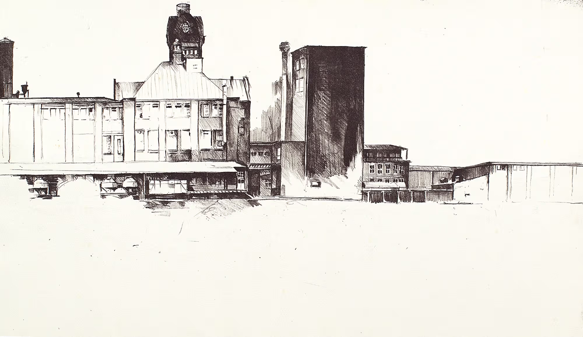 Hafen Fabrikpanorama