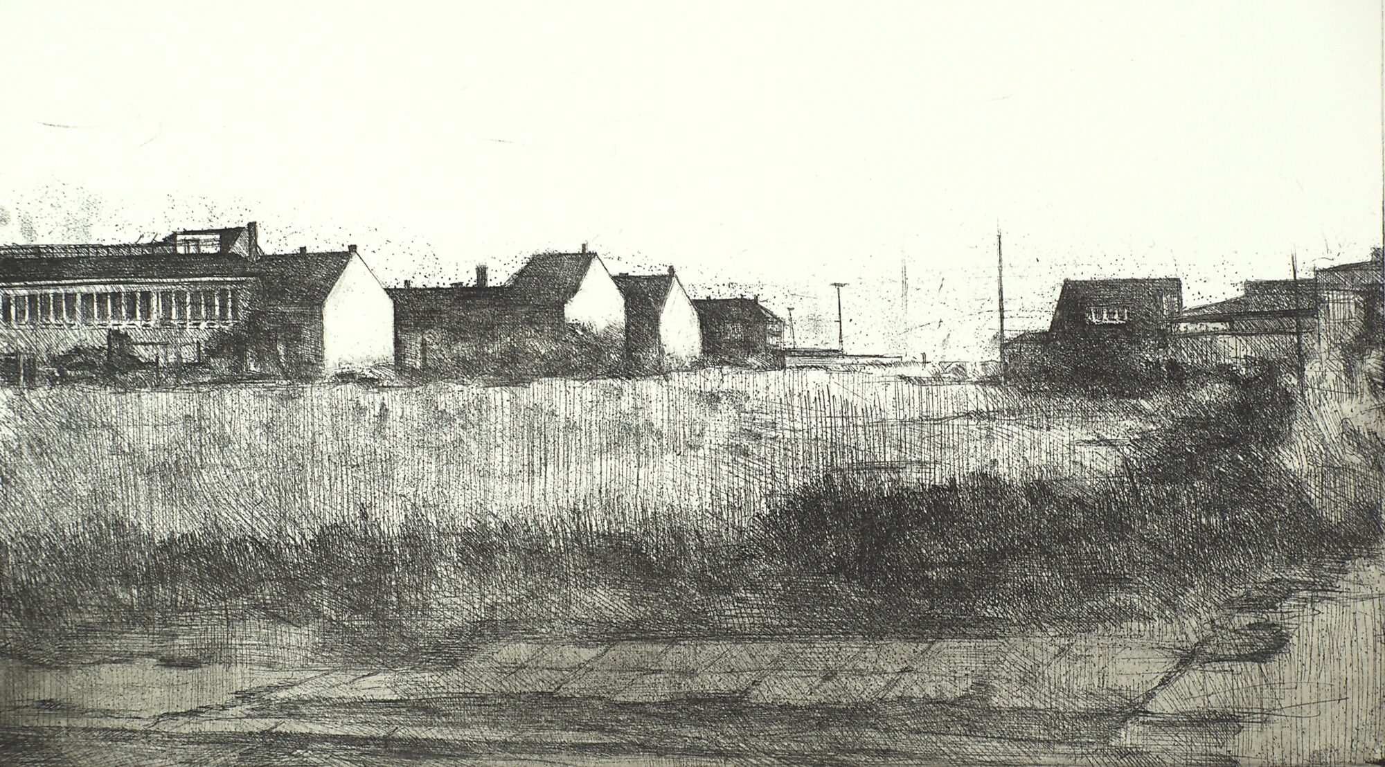 Trasse der A 52, Kreuzung der Rüttenscheider Straße, 1966
